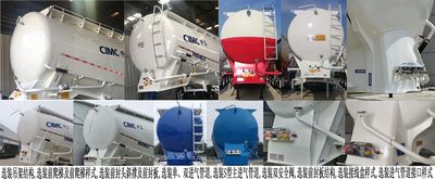 Ruijiang  WL9403GFLG Medium density powder material transportation semi-trailer