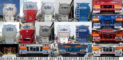 Ruijiang  WL9403GFLG Medium density powder material transportation semi-trailer