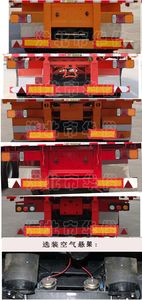 Huaijun  JHJ9400TPB Flat transport semi-trailer