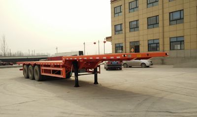 Yunteng  HJM9400TPBE Flat transport semi-trailer