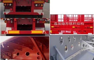 Chatting about work license cars HTL9401CCY Gantry transport semi-trailer