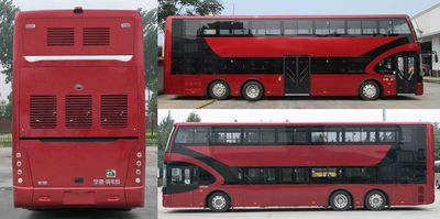 Yutong  ZK6126BEVGS3 Pure electric double decker city buses