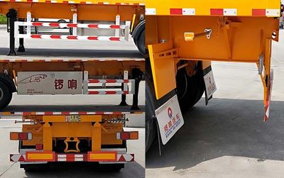 Luoxiang  LXC9403ZZXP Flat dump semi-trailer