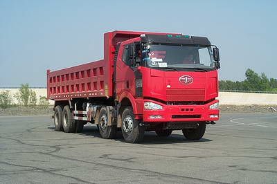 Jiefang Automobile CA3310P66K2L6T4E Flat head diesel dump truck