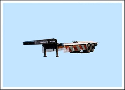 Huanda  BJQ9380D Low flatbed semi-trailer