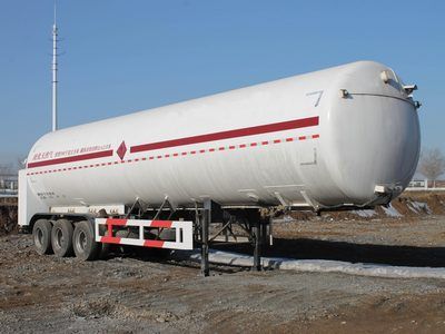 Huixin Tiantong brand automobiles LSD9400GDY Low temperature liquid transport semi-trailer