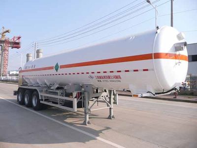 Wufeng  JXY9406GDY6 Low temperature liquid transport semi-trailer