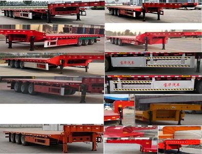 Far East Motors YDA9403TDP Low flatbed semi-trailer