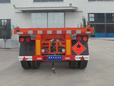 Wanqi Automobile CTD9405TWY Transport semi-trailer of dangerous goods tank frame