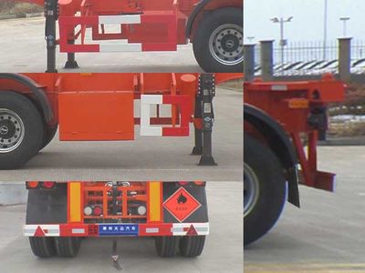 Wanqi Automobile CTD9405TWY Transport semi-trailer of dangerous goods tank frame