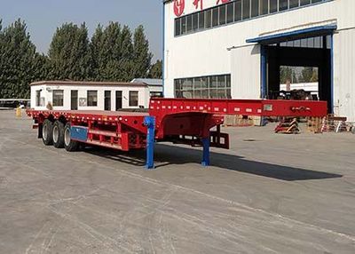 Liangshan Kaiyuan  LKY9400TDP Low flatbed semi-trailer