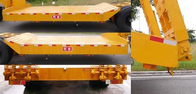 Mingwei  NHG9350TD Low flatbed semi-trailer