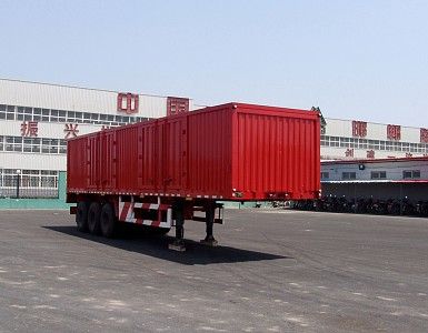 Lushen Automobile ZLS9381XXY Box transport semi-trailer