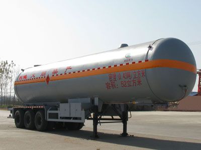 Cheng Liwei  CLW9401GYQ Semi trailer for liquefied gas transportation