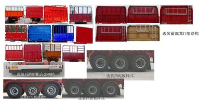 Zhongzhi Huaxing brand automobiles JLQ9403P Flat semi-trailer