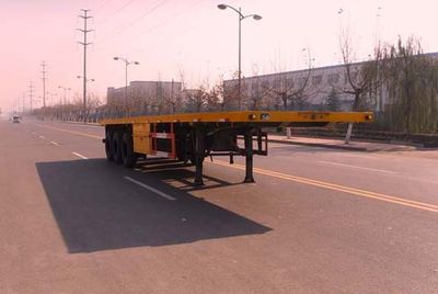 Changchunyu Chuangbai Automobile FCC9350P Flat semi-trailer