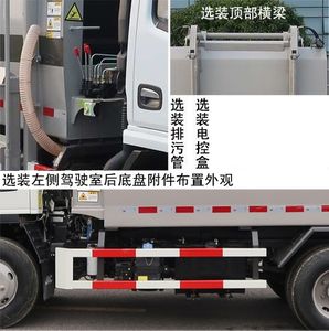 Zhonglian Automobile ZBH5043ZZZHFY6 Hydraulic Lifter Garbage truck 