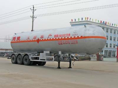 Cheng Liwei  CLW9402GYQ Semi trailer for liquefied gas transportation