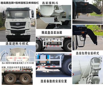 Hunan Automobile HNX5312GJBKL5 Concrete mixing transport vehicle