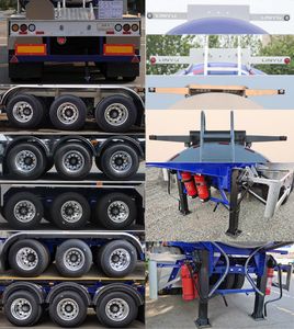 Lingyu  CLY9408GRY20 Flammable liquid tank transport semi-trailer