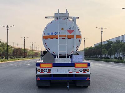 Lingyu  CLY9408GRY20 Flammable liquid tank transport semi-trailer