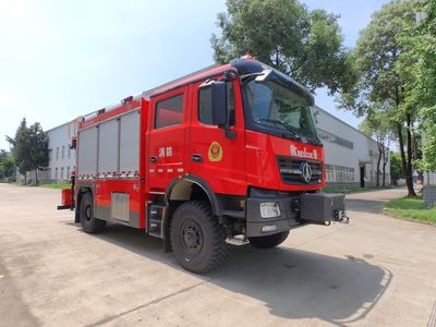 Chuanxiao brand automobiles SXF5152TXFJY120 Emergency rescue fire truck