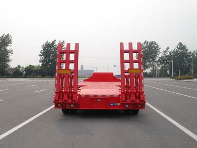 Tonghua  THT9350TDPA Low flatbed semi-trailer