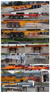 Changchunyu Chuangbai Automobile FCC9390TJZ Container transport semi-trailer