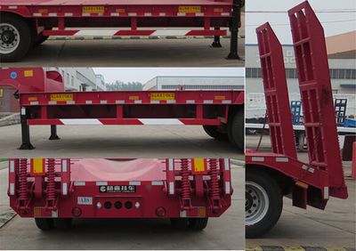 Yangjia  LHL9281TDP Low flatbed semi-trailer