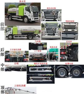 Zhonglian Automobile ZBH5122GQXSHABEV Pure electric cleaning vehicle