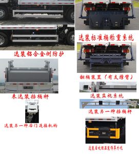 Fulongma  FLM5110ZYSQL6GW Compressed garbage truck