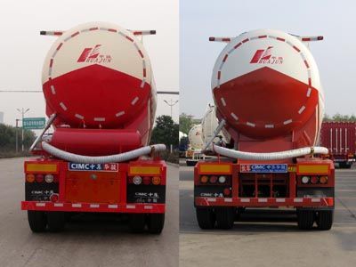 Huajun  ZCZ9400GXHHJE Lower ash semi-trailer