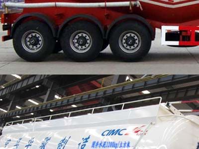 Huajun  ZCZ9400GXHHJE Lower ash semi-trailer