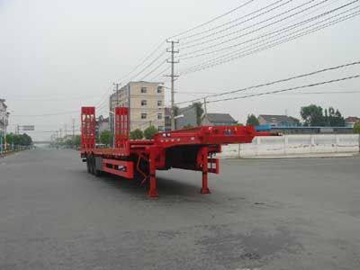 CIMC ZJV9282TD Low flatbed semi-trailer