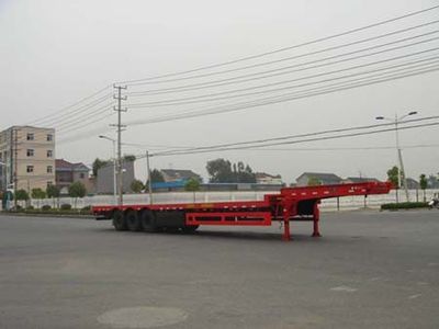 CIMC ZJV9282TD Low flatbed semi-trailer