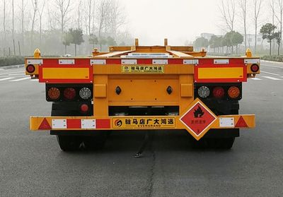 Guangda Hongyuan brand automobiles GHY9404TWYJ Transport semi-trailer of dangerous goods tank frame