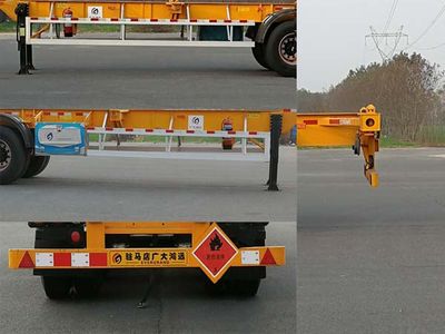 Guangda Hongyuan brand automobiles GHY9404TWYJ Transport semi-trailer of dangerous goods tank frame