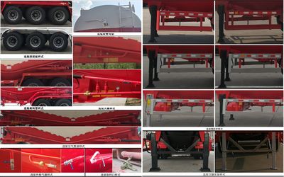 CIMC ZJV9400GXHJM Lower ash semi-trailer