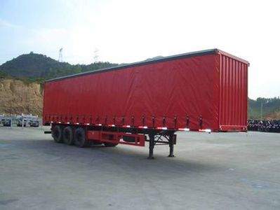 National Highway JG9392XXYSide curtain transport semi-trailer