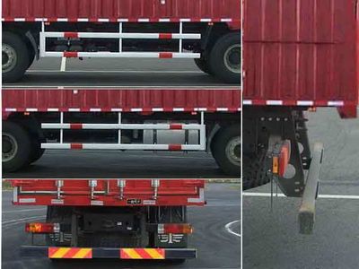 Jiefang Automobile CA5250XXYP63K2L6T3A2HE Flat headed diesel canopy transport vehicle