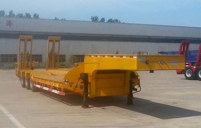 Runxiang Junye  DR9400TDP Low flatbed semi-trailer