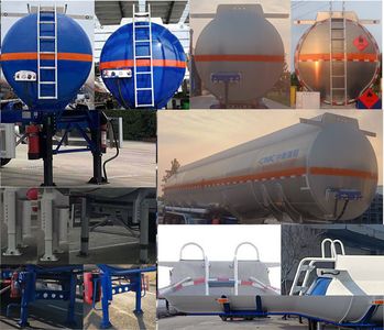 Mastercard SDW9401GRYD48Y Aluminum alloy flammable liquid tank transport semi-trailer