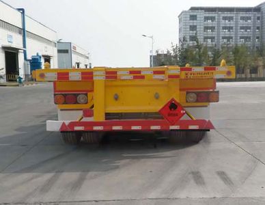 Zhongji Huashuo brand automobiles XHS9400TWY Transport semi-trailer of dangerous goods tank frame