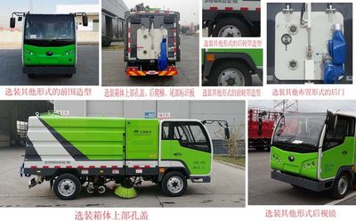 Yutong  YTZ5040TXSZ2BEV Pure electric cleaning and sweeping vehicle