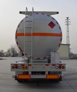 Jinbi  PJQ9400GRYL Aluminum alloy flammable liquid tank transport semi-trailer