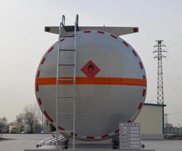 Jinbi  PJQ9400GRYL Aluminum alloy flammable liquid tank transport semi-trailer