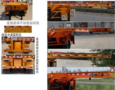 Juyun  LYZ9406TJZ Container transport semi-trailer