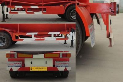 Zhongyun  YFZ9402GFLZY Low density powder material transportation semi-trailer