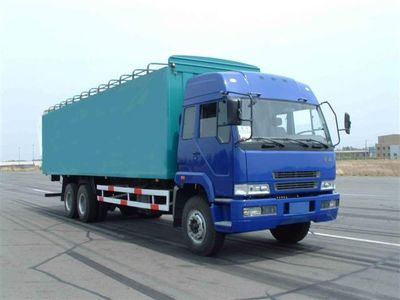 Jiefang Automobile CA5151XP21K2L6T1 Flat head 6x4 box type transport vehicle