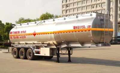 Chufei  CLQ9404GYYBA Aluminum alloy oil transport semi-trailer